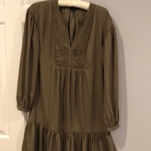 Banana Republic olive green dress